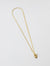Wolf Circus Heart Toggle Necklace - Gold