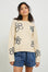 Rails Zoey Sweater - Ivory Navy Stitched Daisies