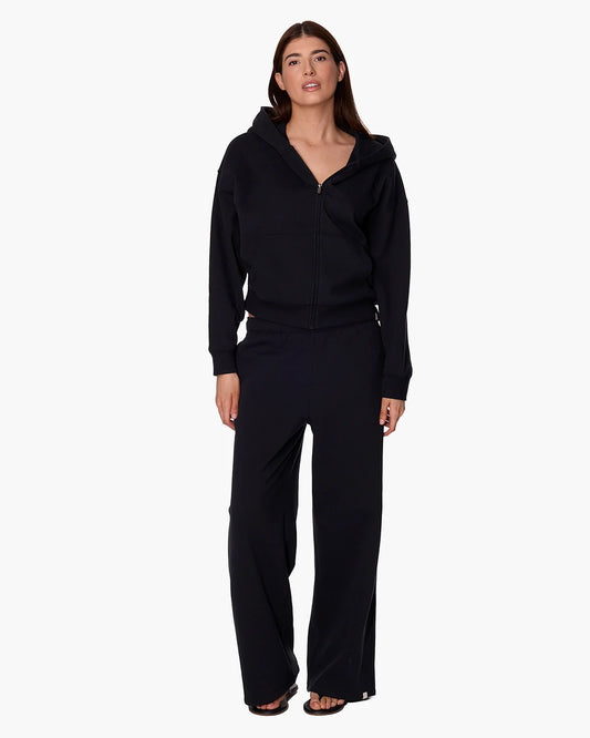 TKEES CloudSoft Zip UP Hoodie - Black