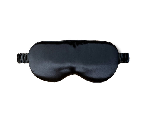 HoneyLux Organic Silk Sleep Mask - Black