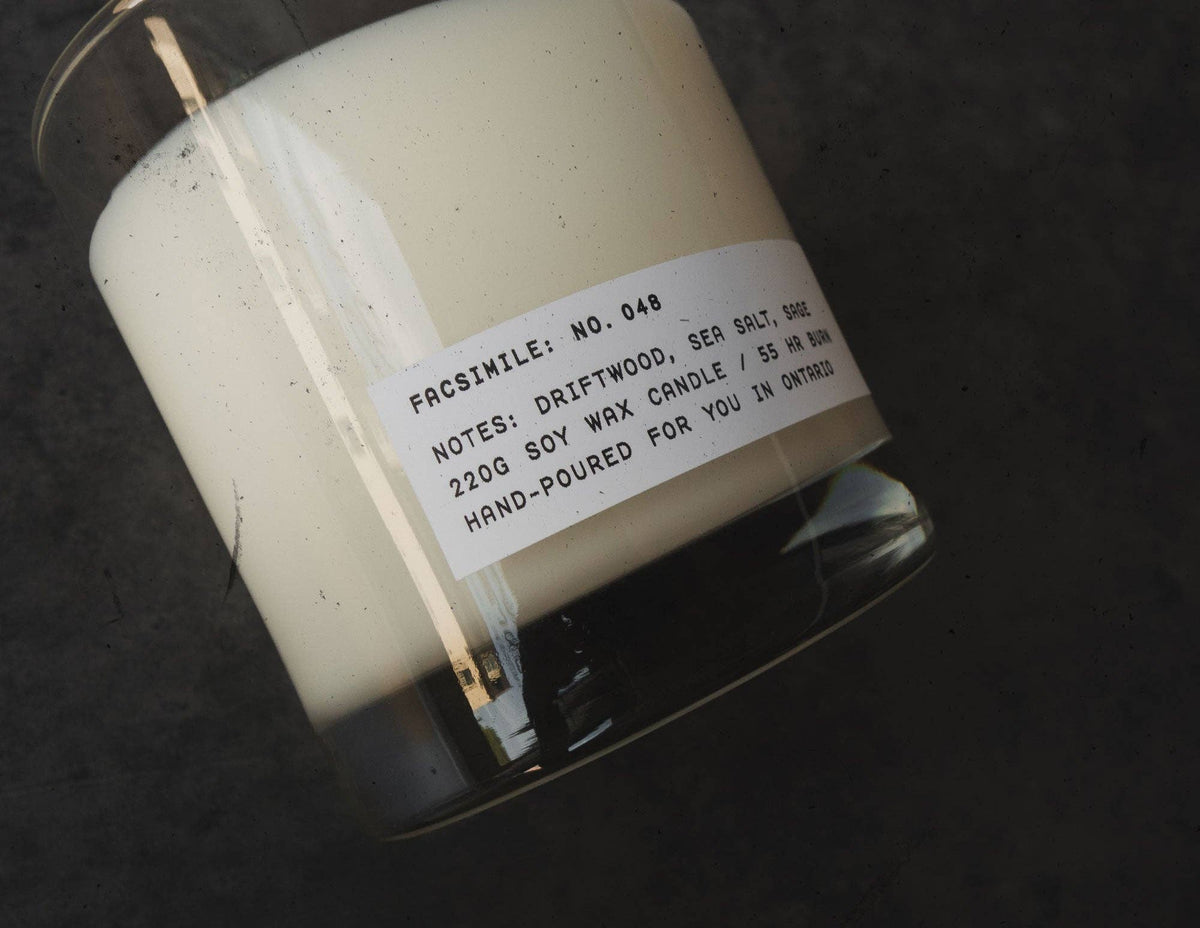 Facsimile No. 073: Cedarwood, Raspberry, Ambroxan Candle