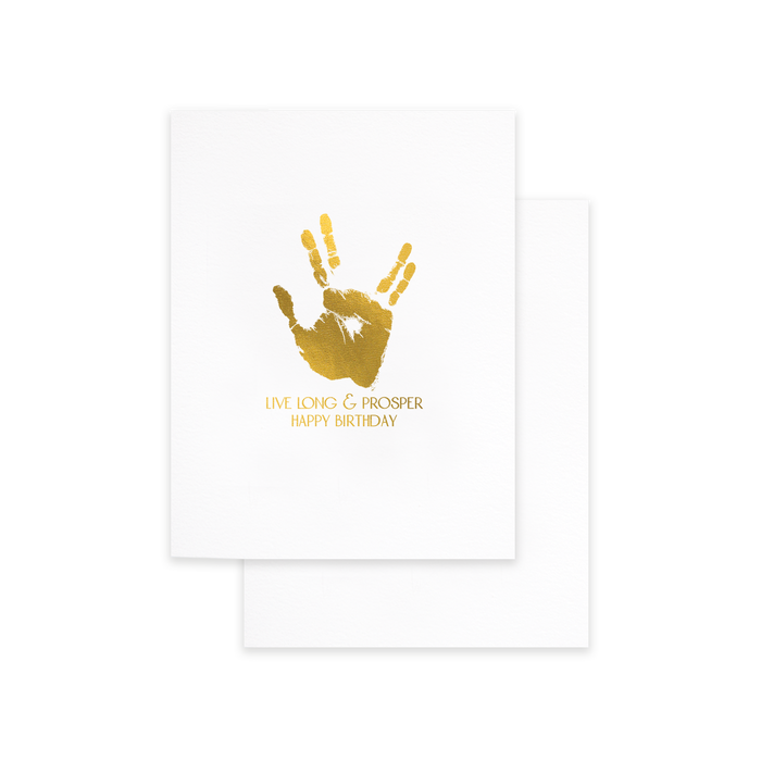 Cardideology Greeting Card - Live Long & Prosper