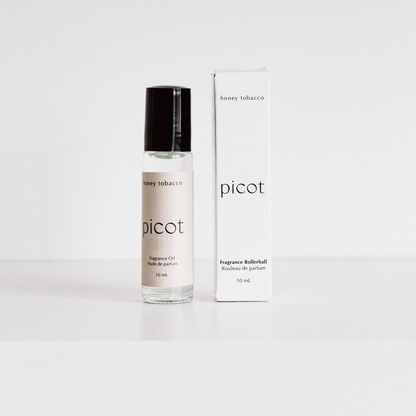 Picot Honey Tobacco Fragrance Roller - Orange Calcite