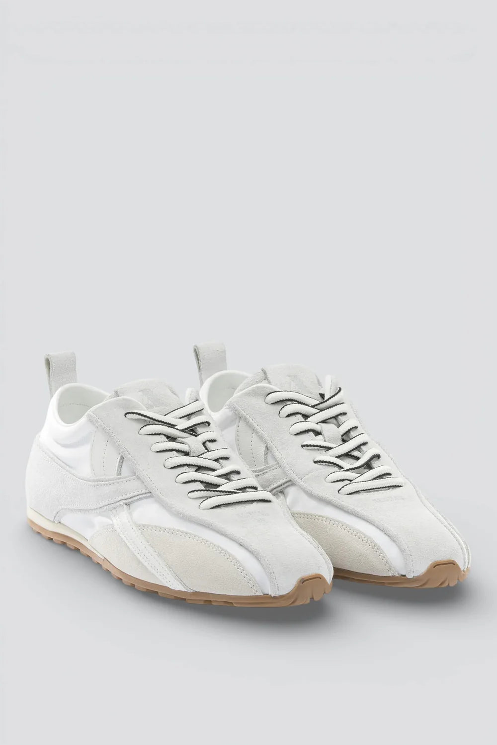 Alohas White Tb.304 Nylon Leather Sneakers