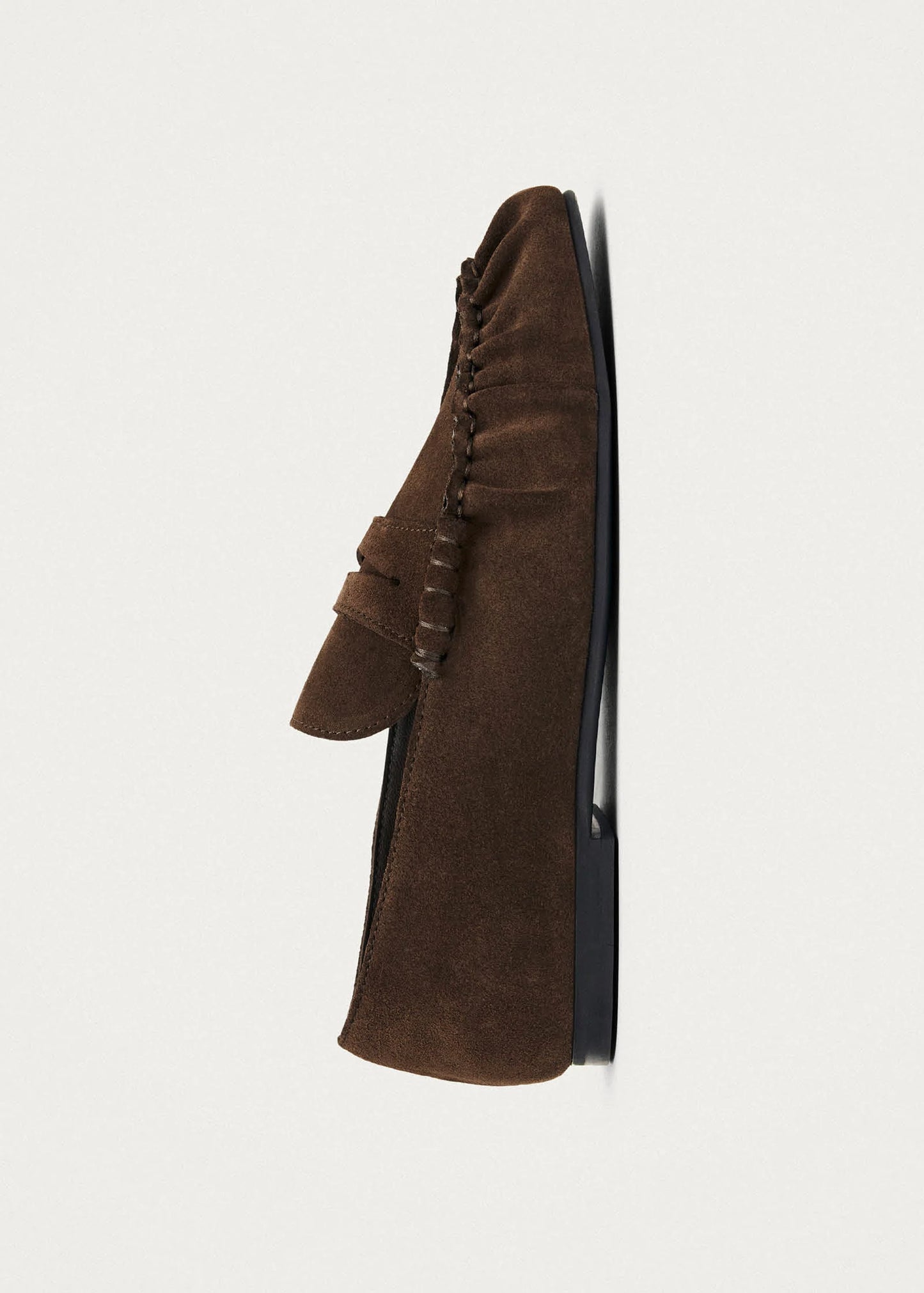 Alohas Aven Suede Leather Loafers - Brown