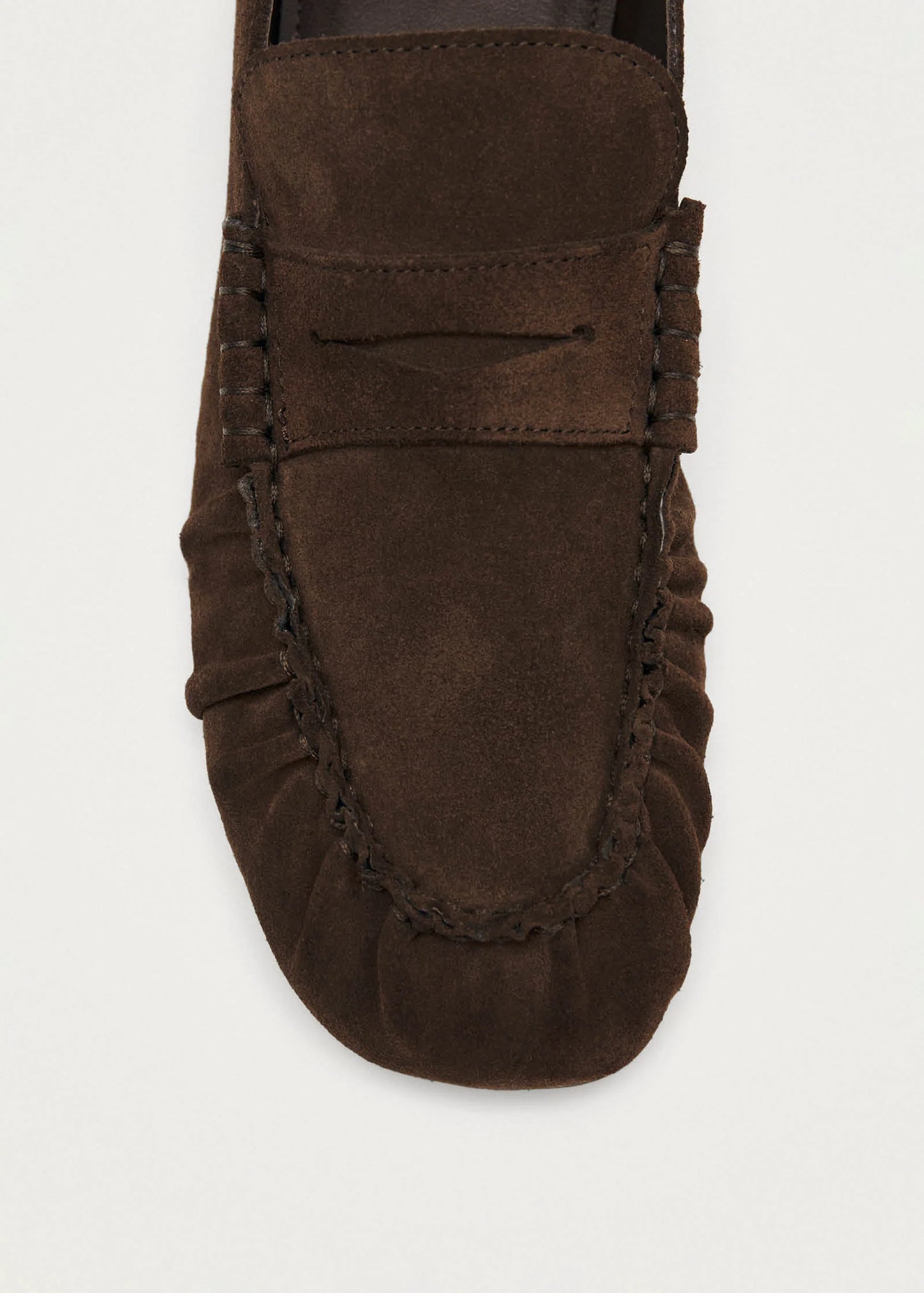 Alohas Aven Suede Leather Loafers - Brown