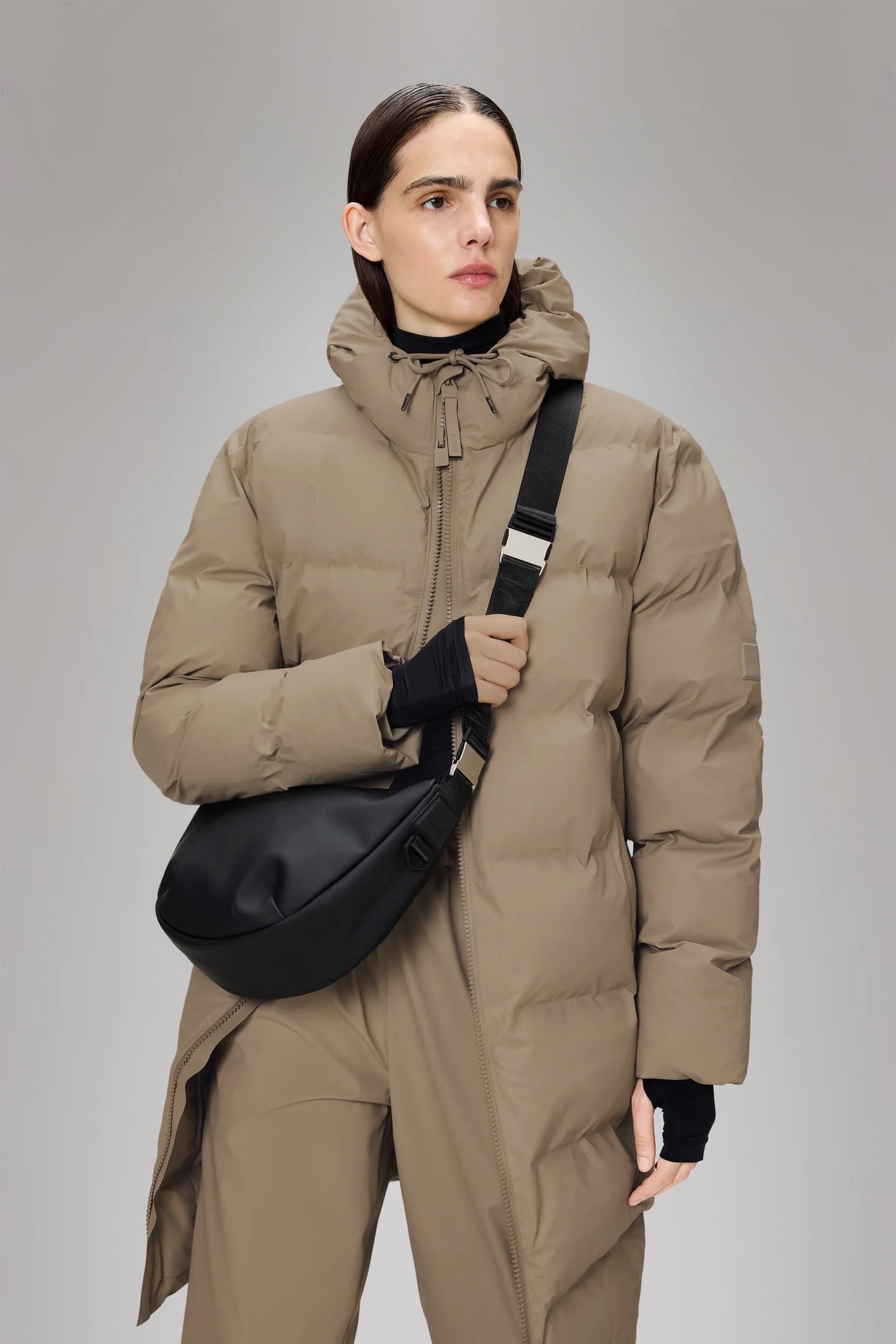 RAINS Valera Shoulder Bag - Black