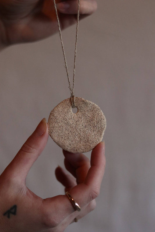 of the earth:: Gathered Earth Ornament - Disk