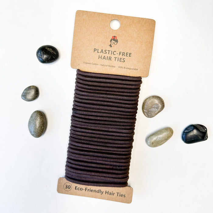 Organic Biodegradable Plastic Free Hair Ties - Various