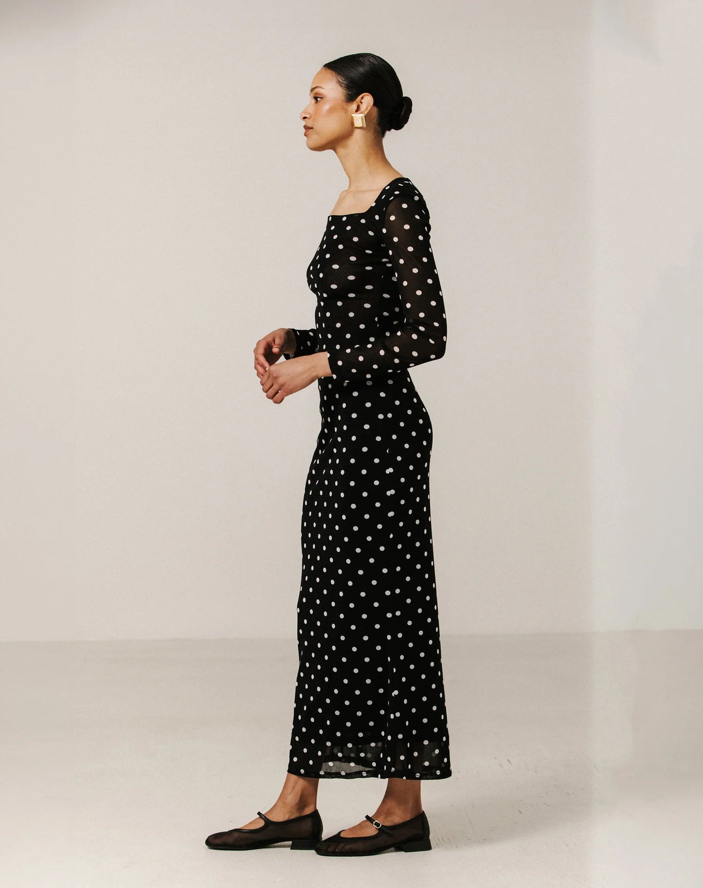 Brunette the Label Mesh Maxi Tube Skirt