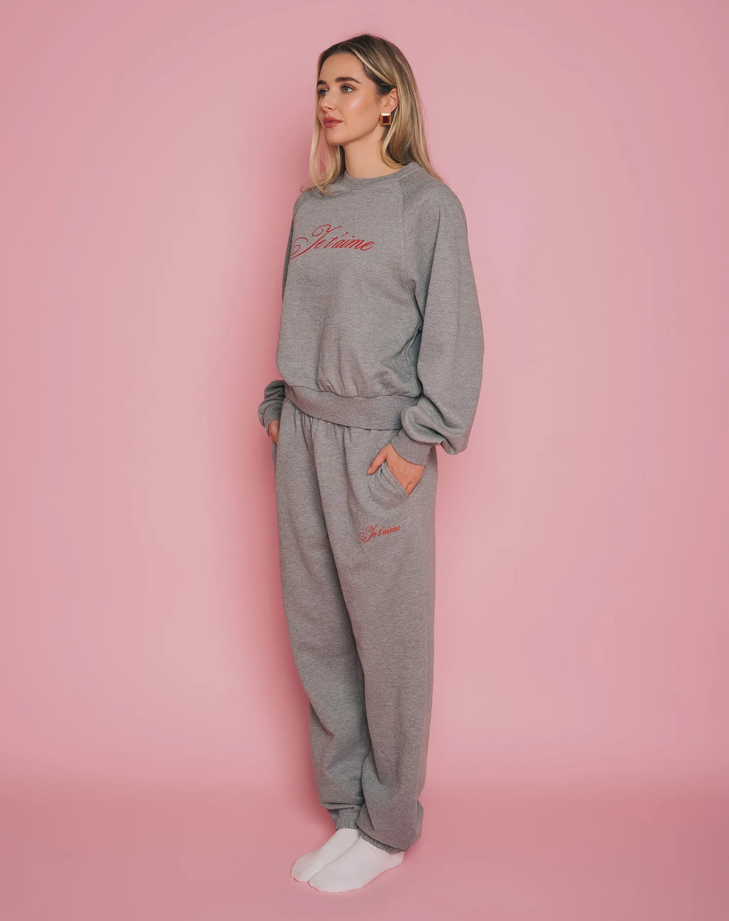 Brunette the Label "Je T'aime" Oversized Jogger