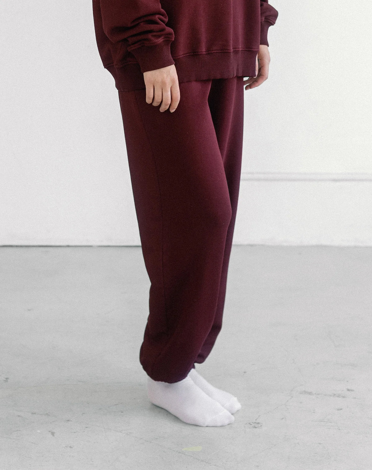 Brunette the Label Oversized Jogger - Plum