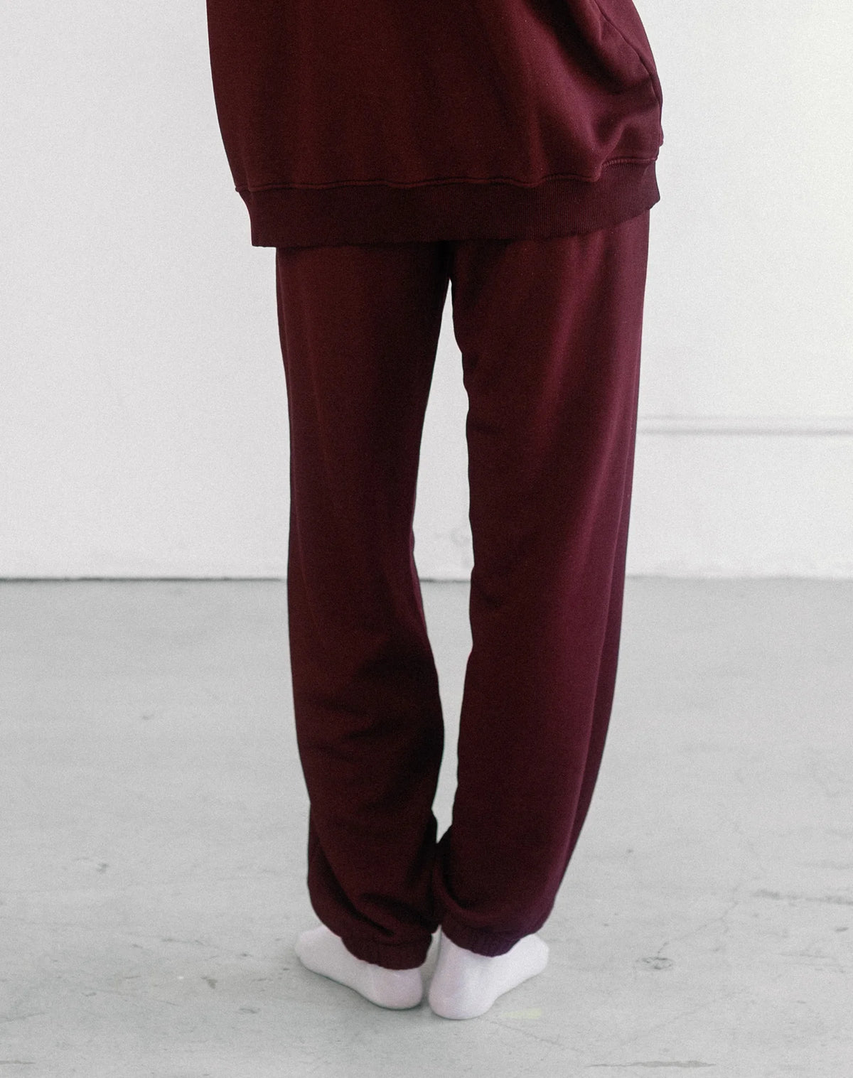 Brunette the Label Oversized Jogger - Plum