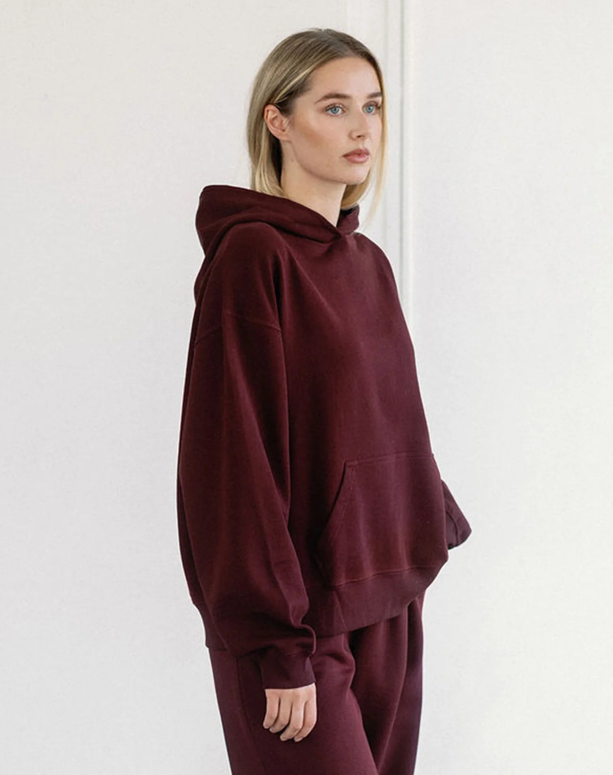 Brunette the Label Perfect Hoodie - Plum