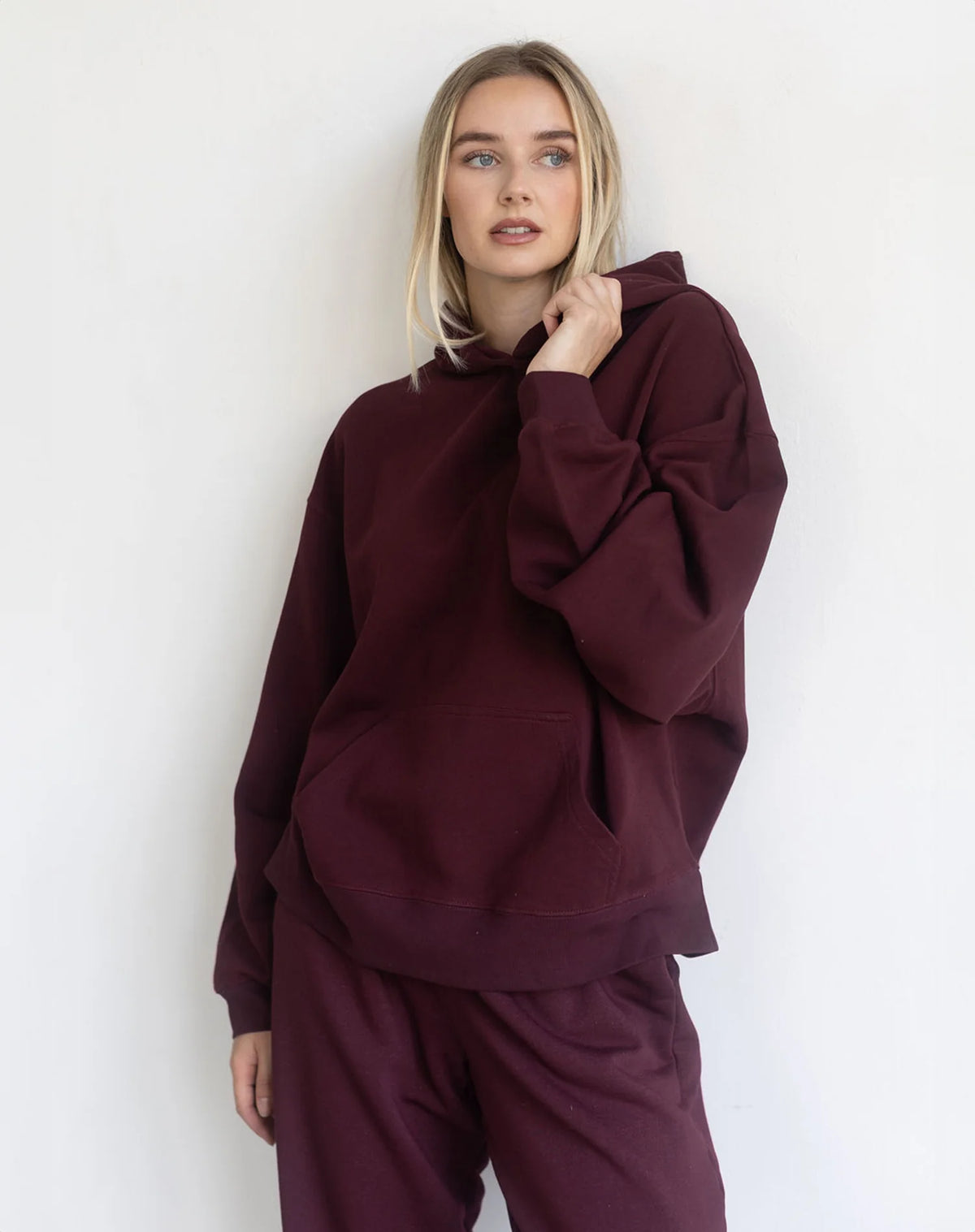 Brunette the Label Perfect Hoodie - Plum
