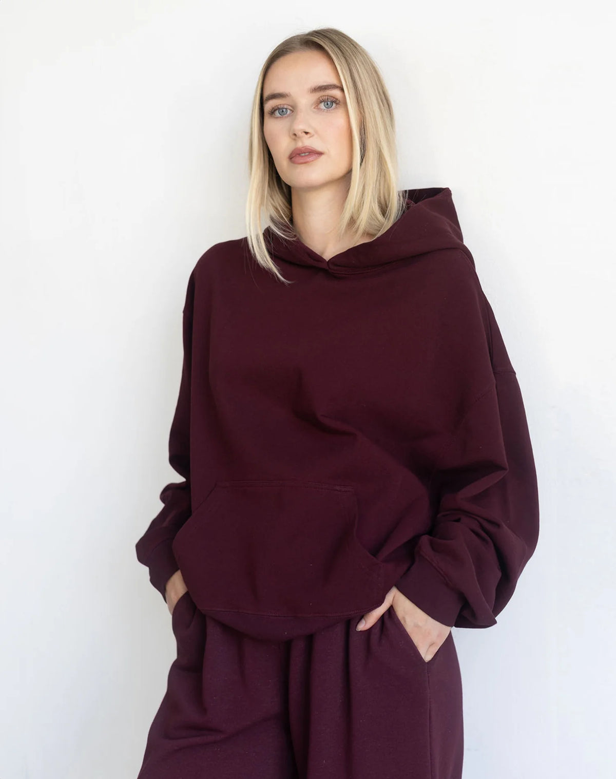Brunette the Label Perfect Hoodie - Plum