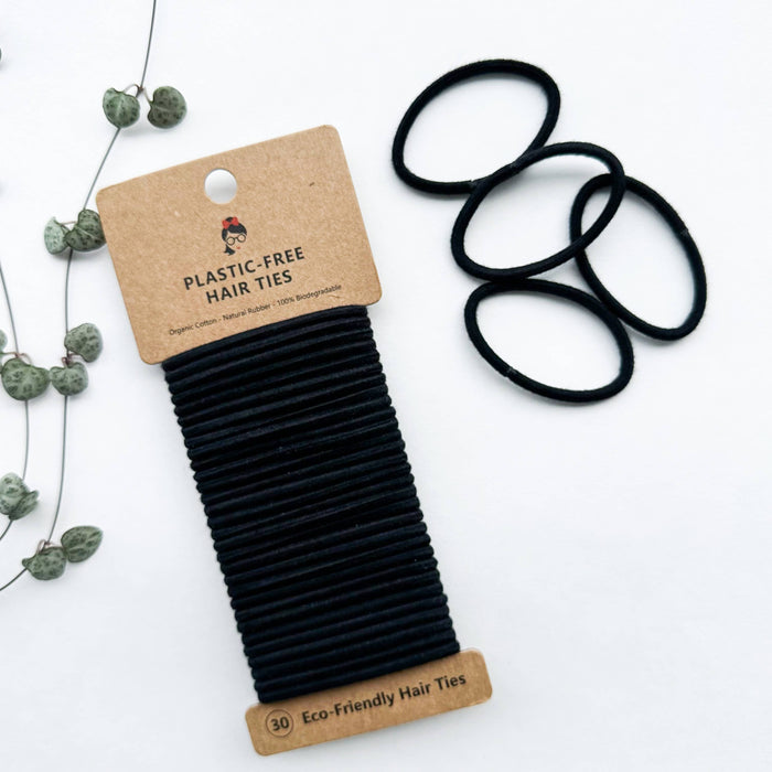 Organic Biodegradable Plastic Free Hair Ties - Various