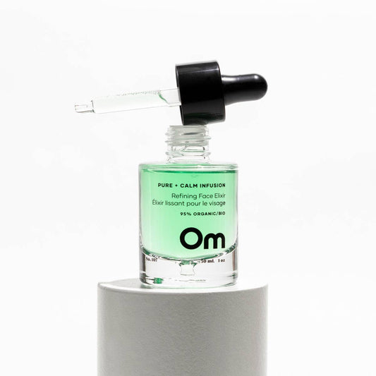 Om Organics Pure + Calm Infusion Refining Face Elixir - 30ml