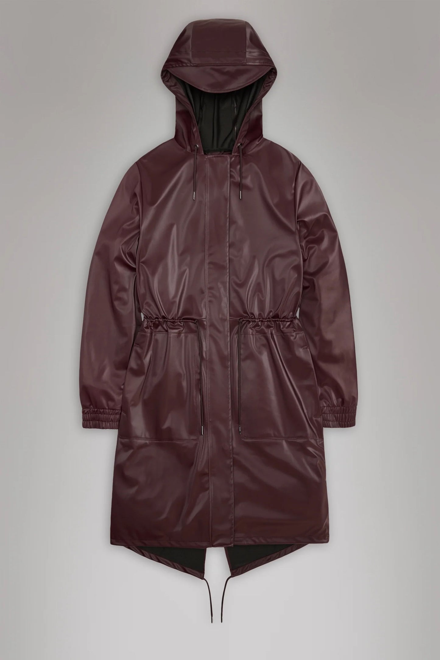 RAINS String W Parka - Burgundy