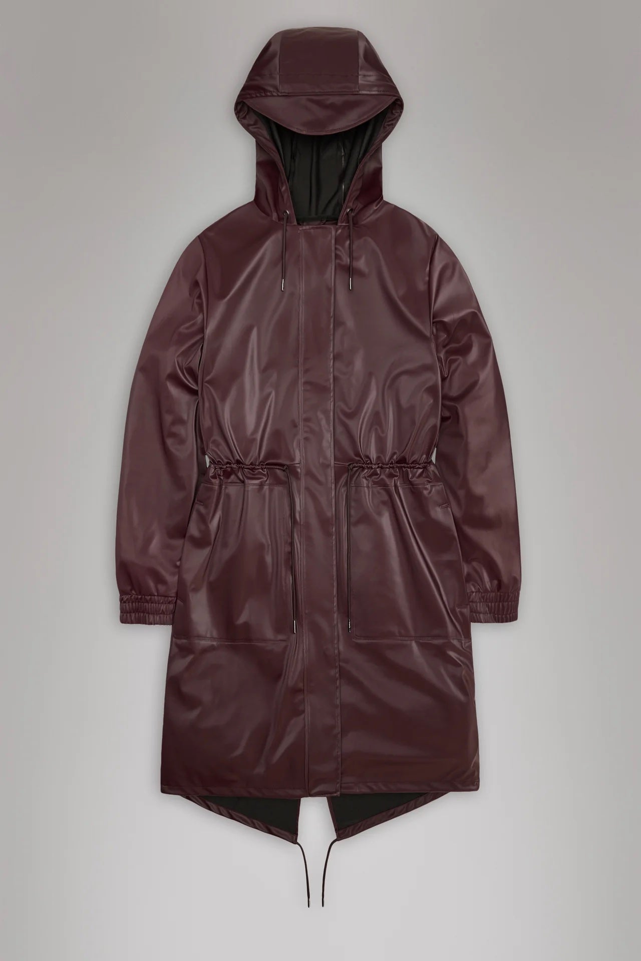 RAINS String W Parka - Burgundy
