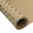 Natural Kraft Wrapping Paper With Gold Dots - 24" x 360''