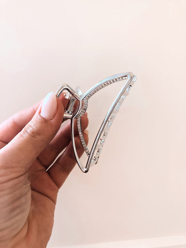 Silver Metal Claw Clip