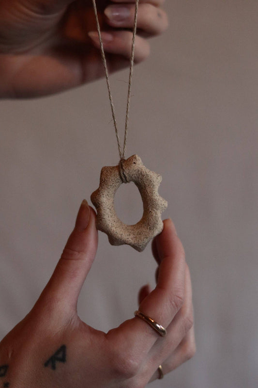 of the earth:: Gathered Earth Ornament - Textured Hoop