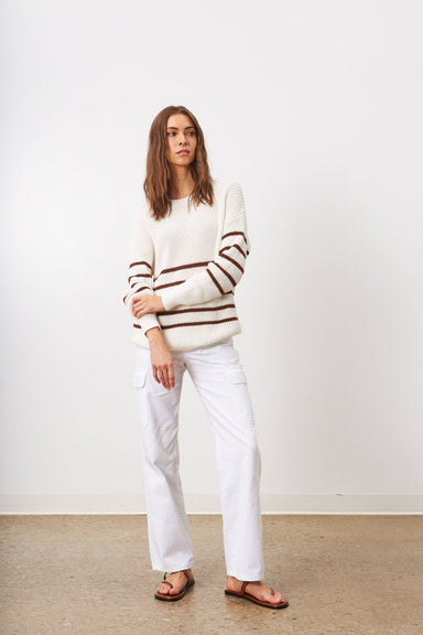 Line the Label Claudette Sweater - French Vanilla