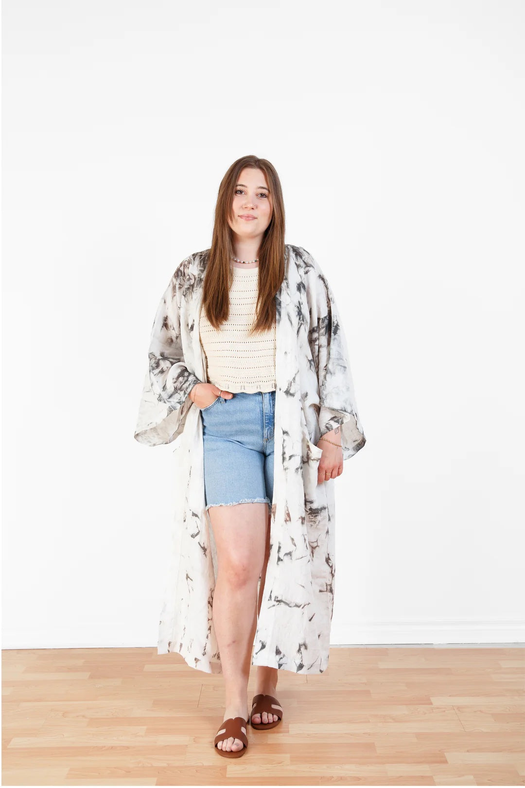 Tofino Towel Co. The Eclipse Linen Belted Cover Up