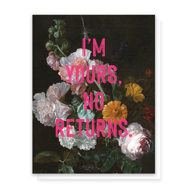 Cardideology Greeting Card - No Returns