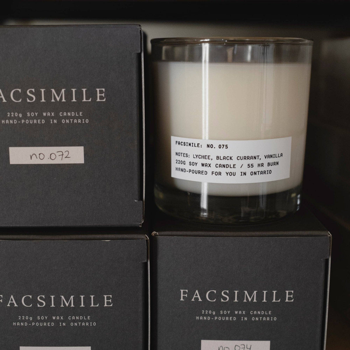 Facsimile No. 073: Cedarwood, Raspberry, Ambroxan Candle
