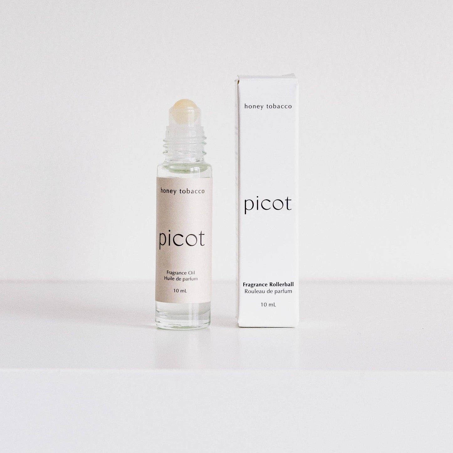Picot Honey Tobacco Fragrance Roller - Orange Calcite