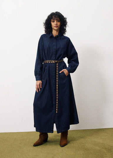 Lisbeth Dress - Marine Blue