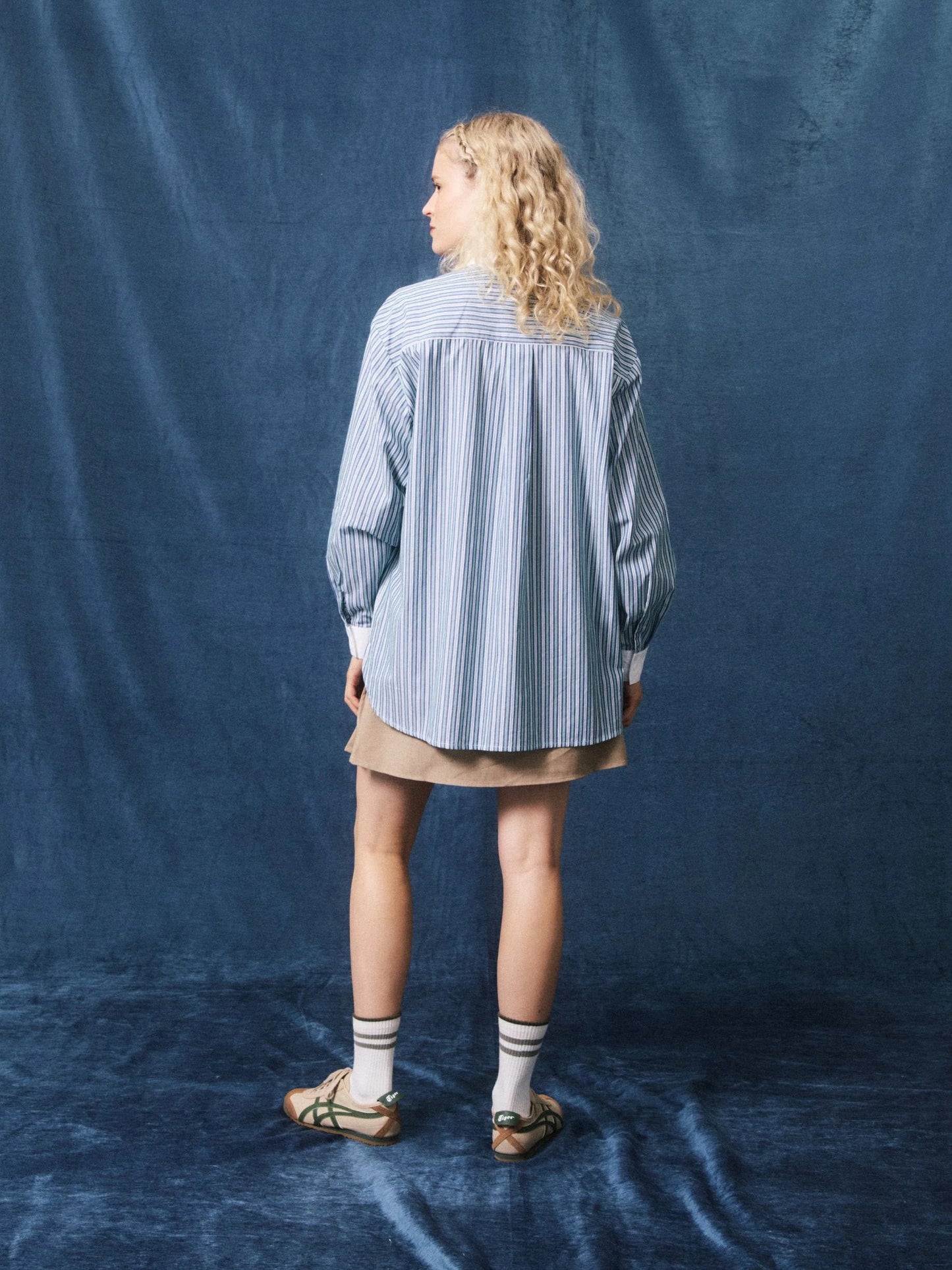 FRNCH  Angelo Stripe Shirt - Vert