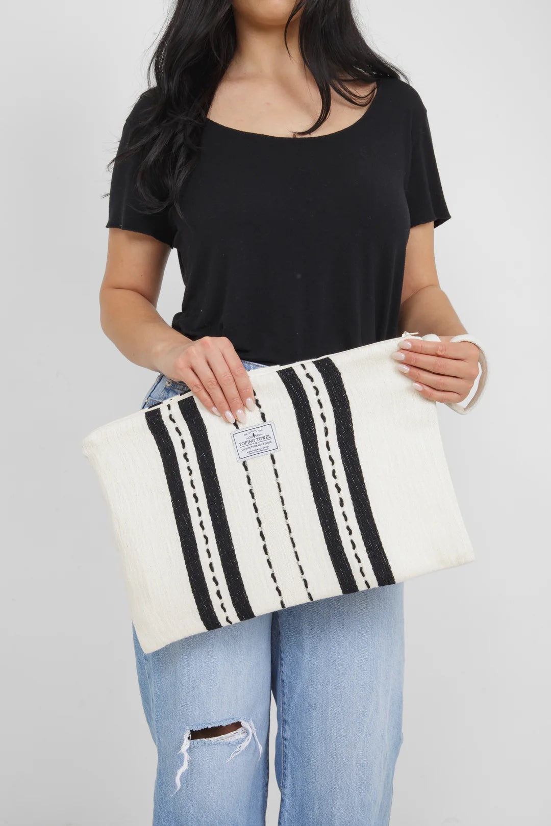 Tofino Towel Co. Large Mercer Wet-Dry Bag - Ecru