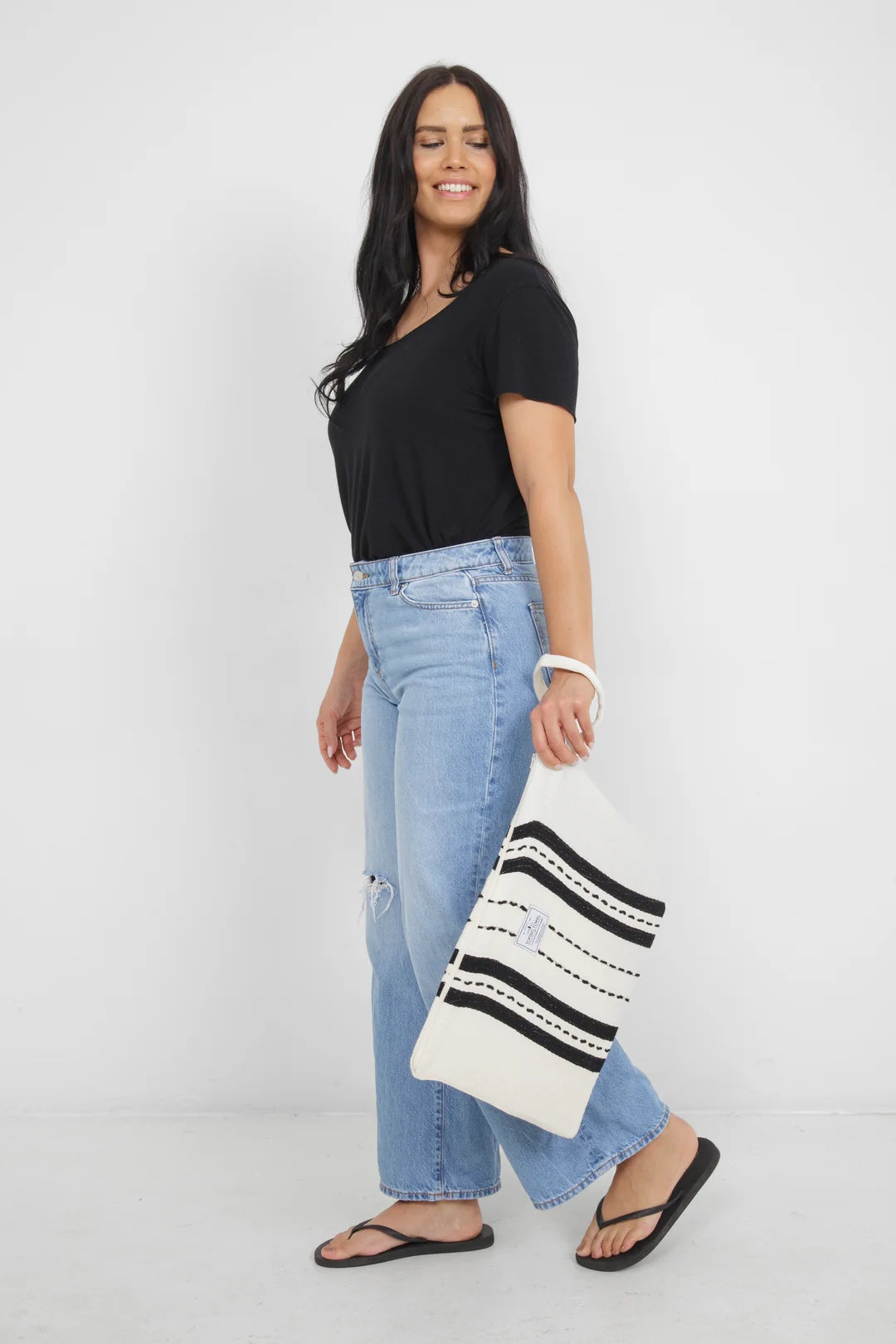 Tofino Towel Co. Large Mercer Wet-Dry Bag - Ecru