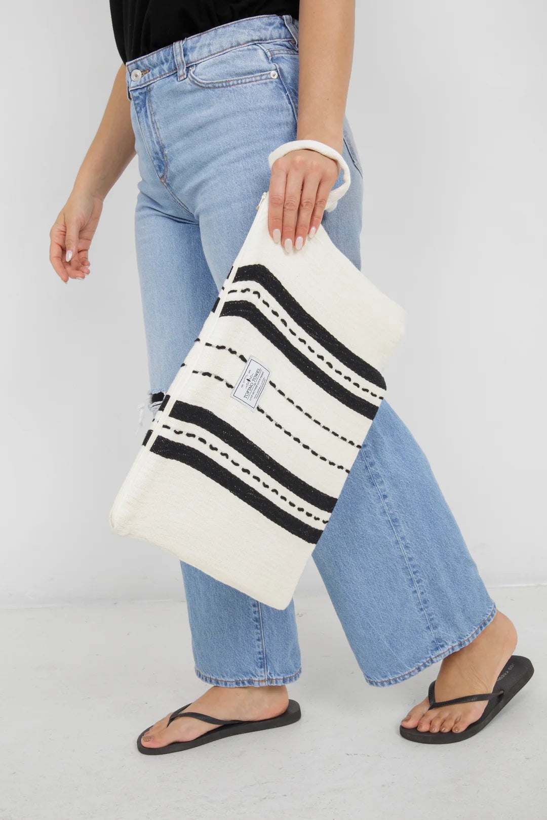 Tofino Towel Co. Large Mercer Wet-Dry Bag - Ecru