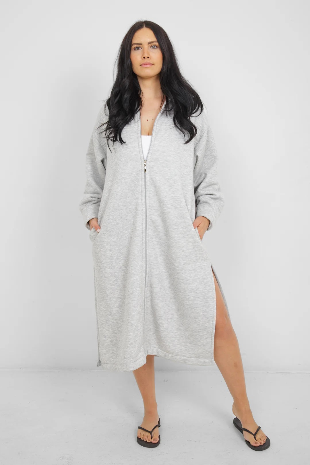 Tofino Towel Co. Rails Terry Zip Cover-Up w/ Hood