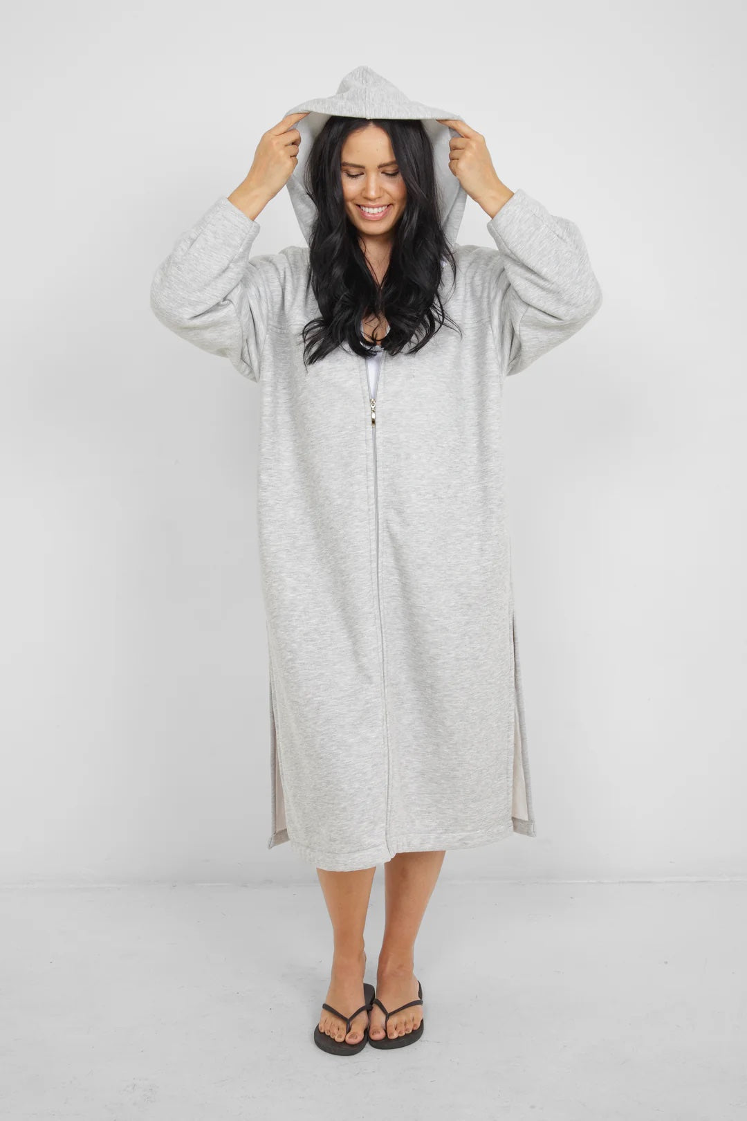 Tofino Towel Co. Rails Terry Zip Cover-Up w/ Hood