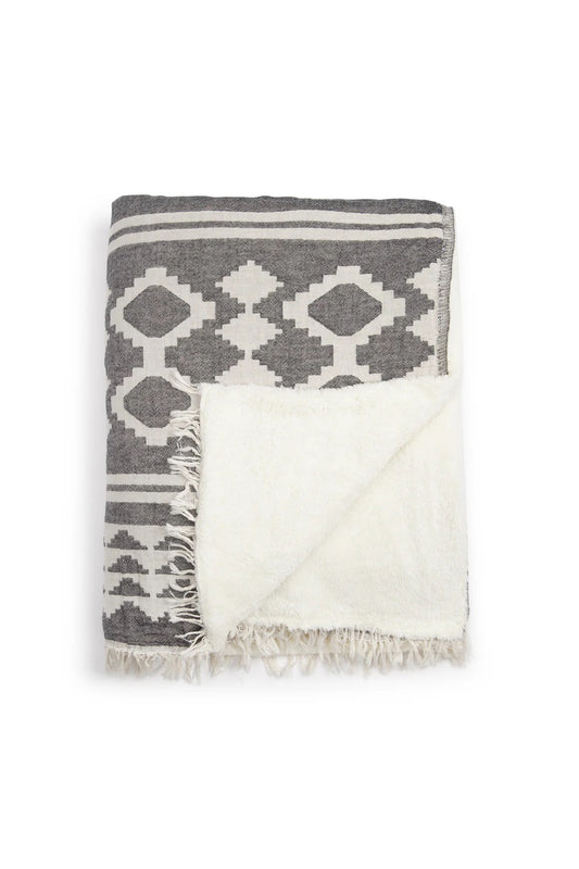 Tofino Towel Co. Beach Fleece Throw - Granite