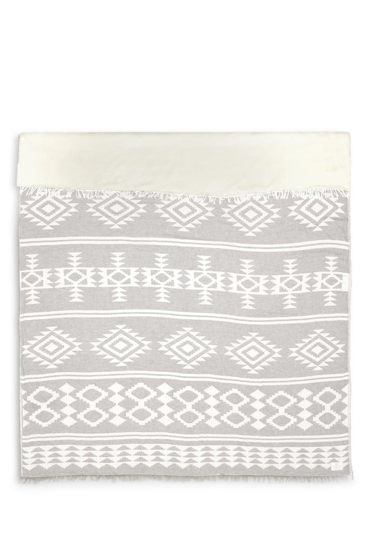Tofino Towel Co. Beach Fleece Throw - Pewter