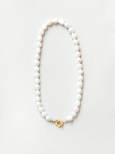 Wolf Circus Lola Pearl Necklace in Gold