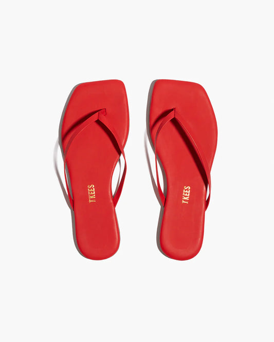 TKEES Square Toe Lily - Red