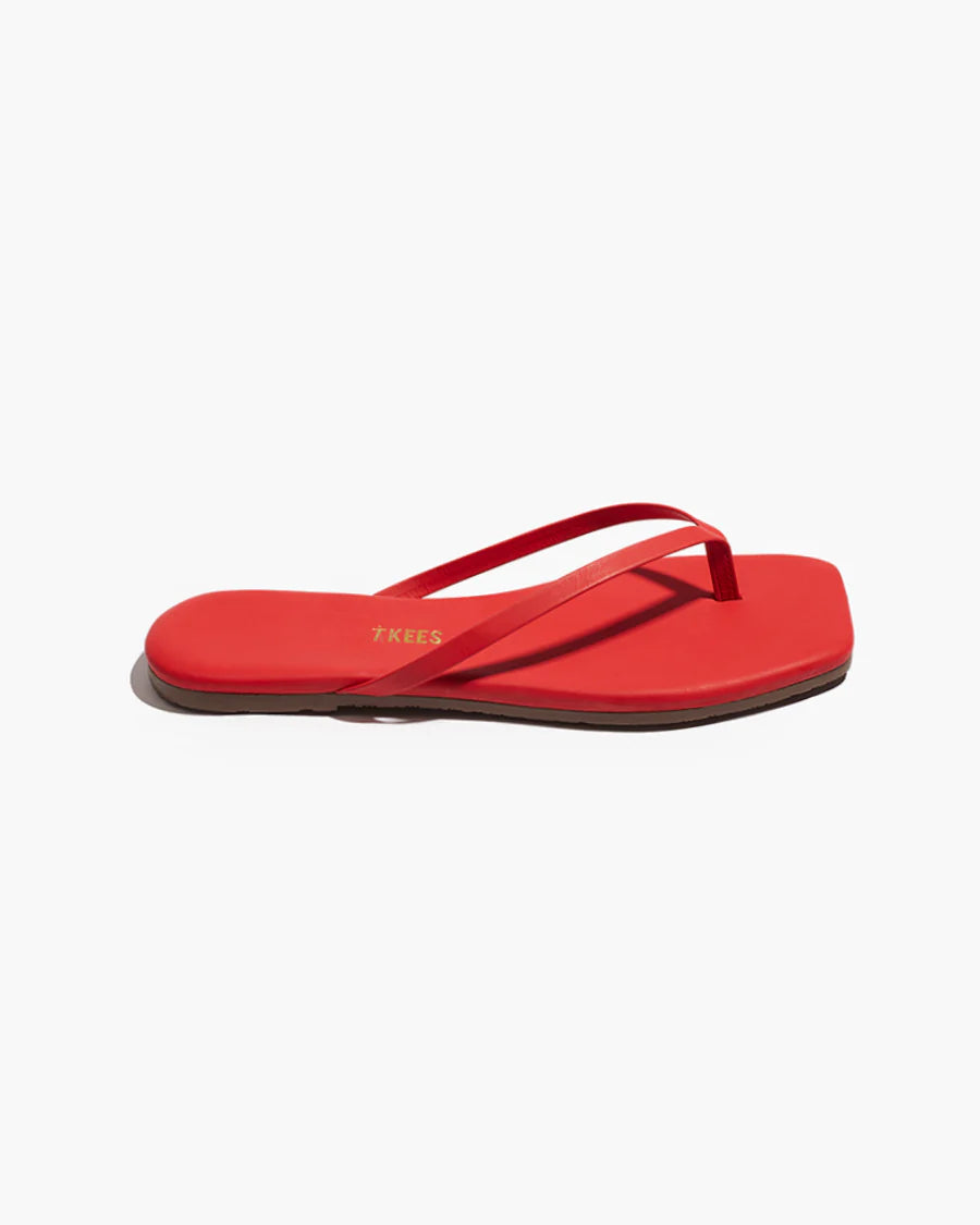 TKEES Square Toe Lily - Red