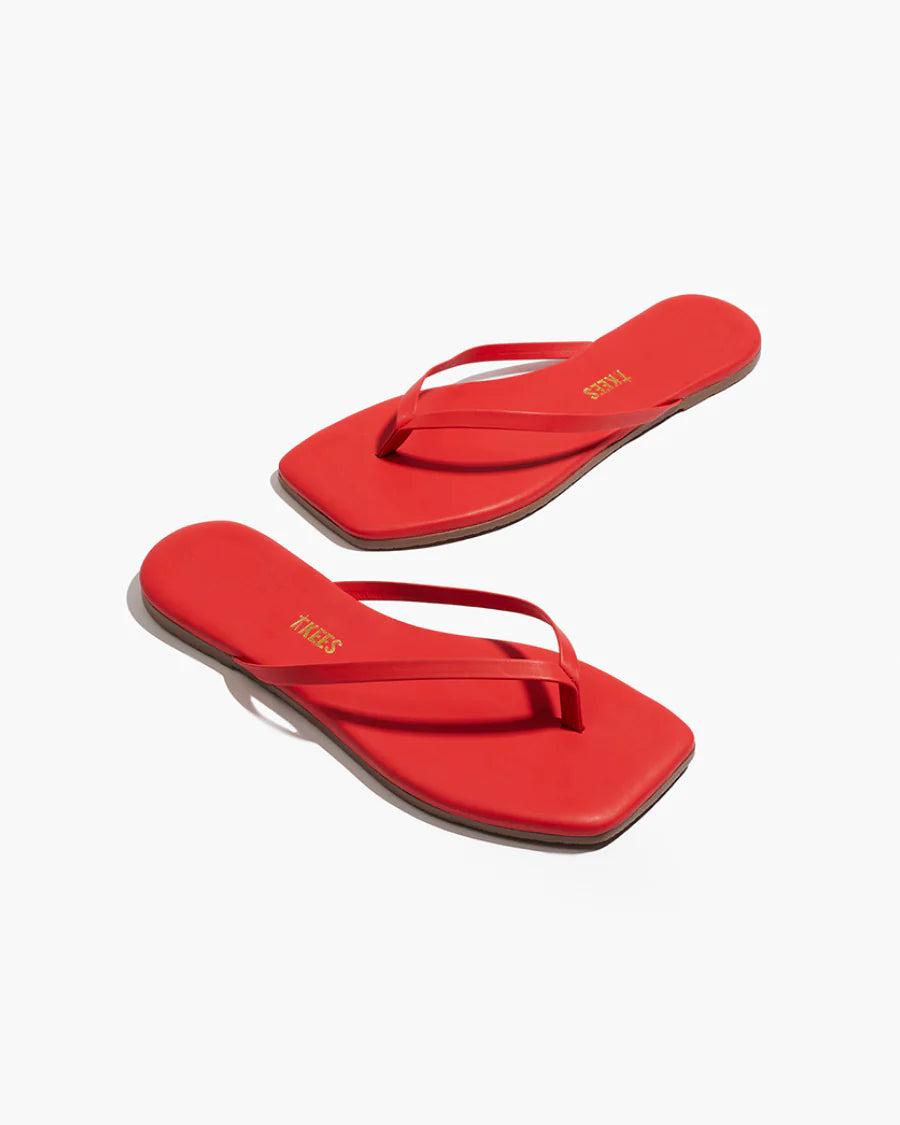 TKEES Square Toe Lily - Red