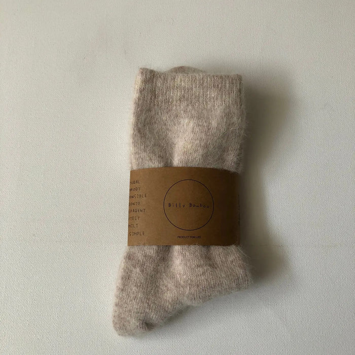 Fluffy Angora Socks - Various