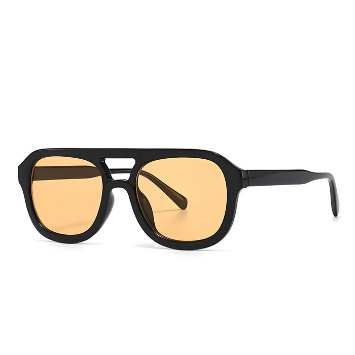 Shady Lady Olivia Sunglasses - Black/ Orange
