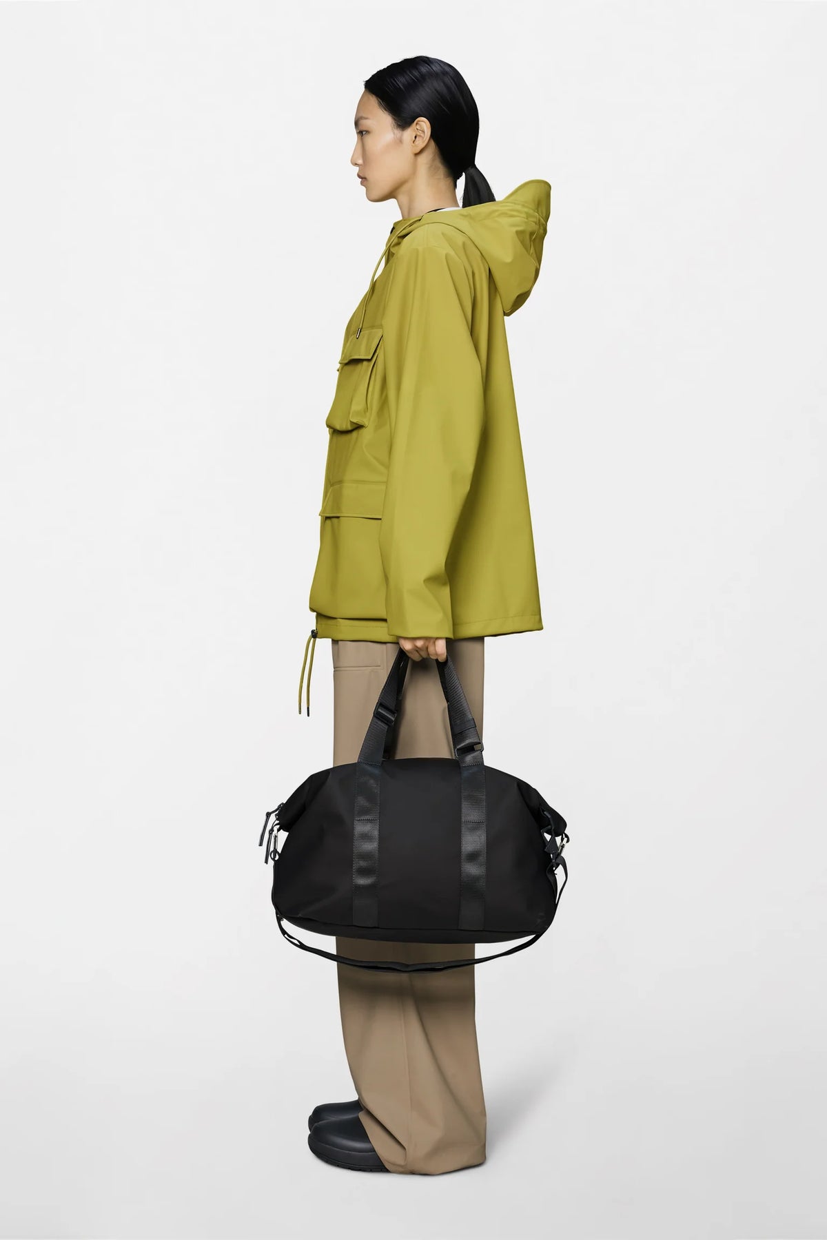 RAINS Valera Small Wekend Bag - Black