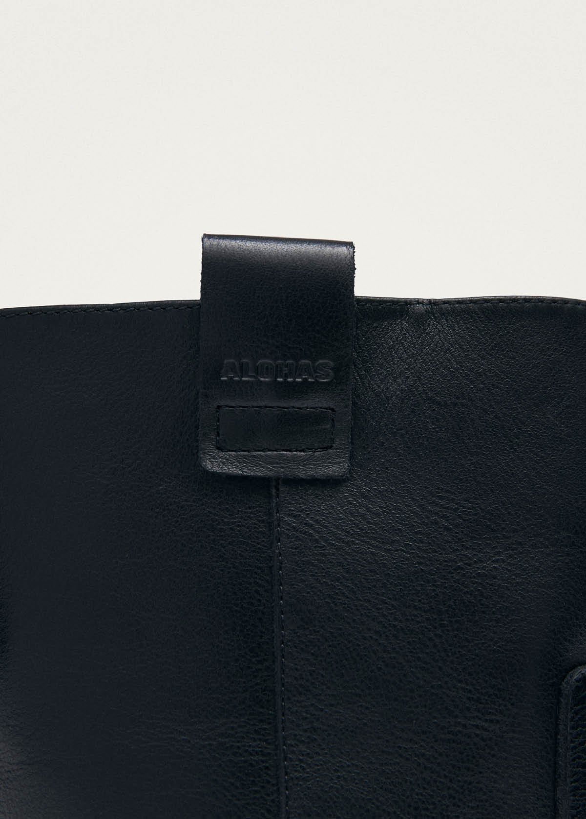Alohas Rajan Leather Boots - Brushed Black