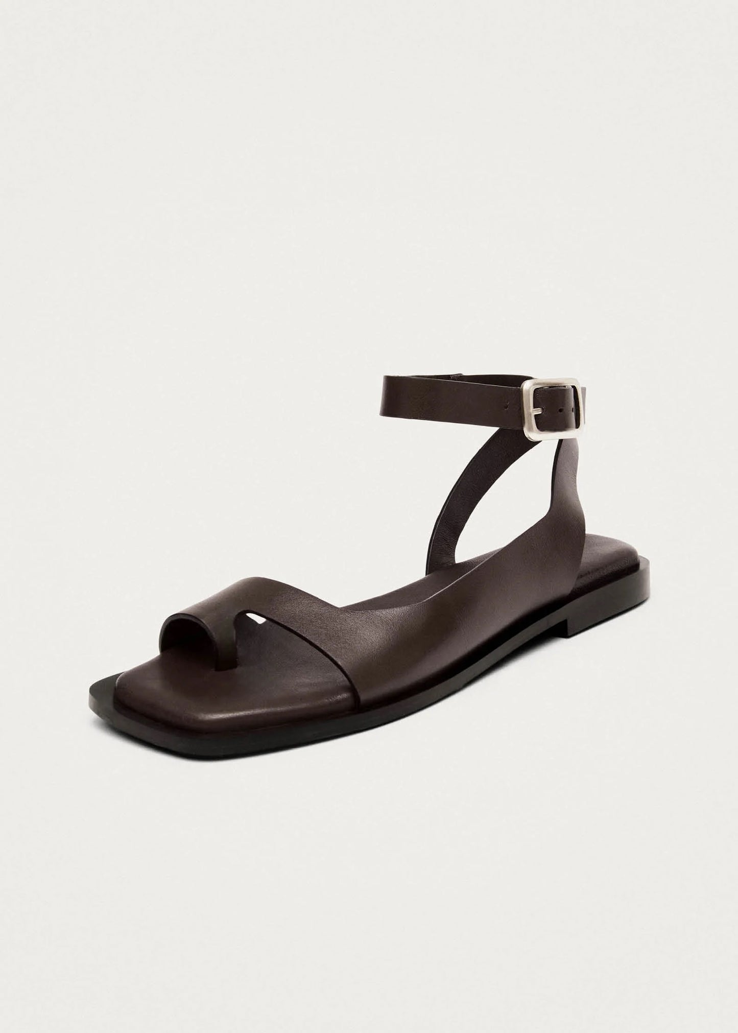 Alohas Tebas Brown Leather Sandals